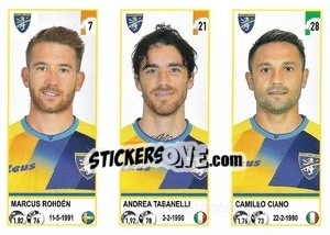 Figurina Marcus Rohdén / Andrea Tabanelli / Camillo Ciano - Calciatori 2020-2021 - Panini