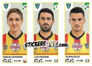 Sticker Marcin Listkowski / Luca Paganini / Filippo Falco - Calciatori 2020-2021 - Panini
