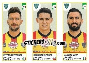 Sticker Stefano Pettinari / Mariusz Stępiński / Massimo Coda - Calciatori 2020-2021 - Panini