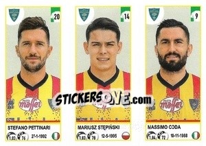 Cromo Stefano Pettinari / Mariusz Stępiński / Massimo Coda - Calciatori 2020-2021 - Panini