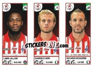 Cromo Lamin Jallow / Gabriele Gori / Riccardo Meggiorini - Calciatori 2020-2021 - Panini