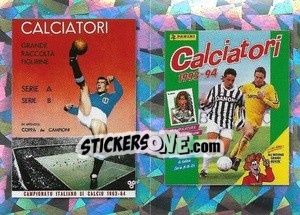 Sticker Cover 1963-64 / Cover 1993-94 - Calciatori 2020-2021 - Panini