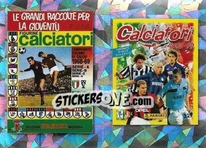 Figurina Cover 1968-69 / Cover 1998-99 - Calciatori 2020-2021 - Panini