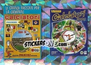 Figurina Cover 1969-70 / Cover 1999-00 - Calciatori 2020-2021 - Panini