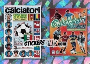 Sticker Cover 1971-72 / Cover 2001-02 - Calciatori 2020-2021 - Panini