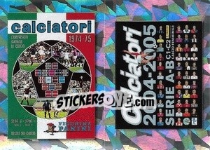 Sticker Cover 1974-75 / Cover 2004-05 - Calciatori 2020-2021 - Panini