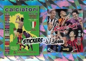 Sticker Cover 1975-76 / Cover 2005-06 - Calciatori 2020-2021 - Panini