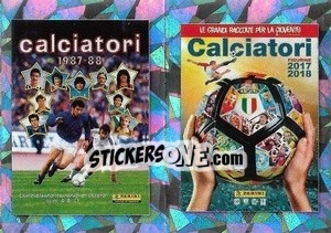 Sticker Cover 1987-88 / Cover 2017-18 - Calciatori 2020-2021 - Panini