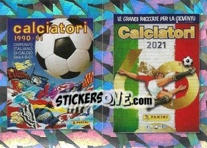 Sticker Cover 1990-91 / Cover 2020-21 - Calciatori 2020-2021 - Panini