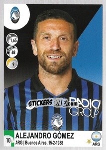 Sticker Alejandro Gómez - Calciatori 2020-2021 - Panini