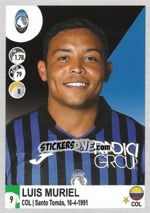 Cromo Luis Muriel