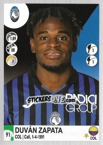 Figurina Duván Zapata - Calciatori 2020-2021 - Panini