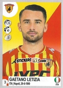 Cromo Gaetano Letizia - Calciatori 2020-2021 - Panini