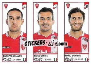 Sticker Giuseppe Bellusci / Giulio Donati / Mario Sampirisi - Calciatori 2020-2021 - Panini