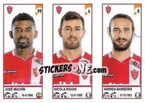 Figurina José Machin / Nicola Rigoni / Andrea Barberis - Calciatori 2020-2021 - Panini