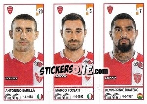 Sticker Antonino Barillà / Marco Fossati / Kevin-Prince Boateng - Calciatori 2020-2021 n. 664 - Panini