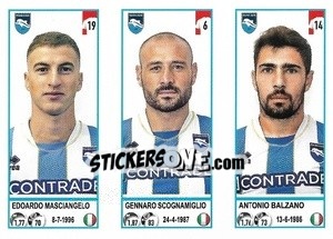 Sticker Edoardo Masciangelo / Gennaro Scognamiglio / Antonio Balzano - Calciatori 2020-2021 - Panini