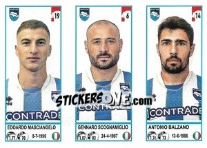 Figurina Edoardo Masciangelo / Gennaro Scognamiglio / Antonio Balzano - Calciatori 2020-2021 - Panini