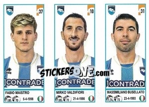 Figurina Fabio Maistro / Mirko Valdifiori / Massimiliano Busellato - Calciatori 2020-2021 - Panini