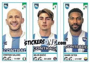 Sticker Cristian Galano / Miloš Bocic / Damir Ceter