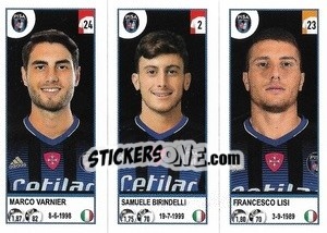 Cromo Marco Varnier / Samuele Birindelli / Francesco Lisi - Calciatori 2020-2021 - Panini