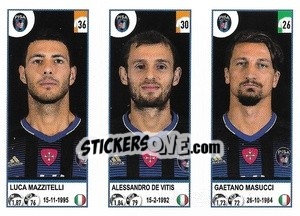 Figurina Luca Mazzitelli / Alessandro De Vitis / Gaetano Masucci - Calciatori 2020-2021 - Panini