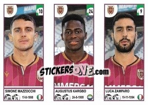 Cromo Simone Mazzocchi / Augustus Kargbo / Luca Zamparo