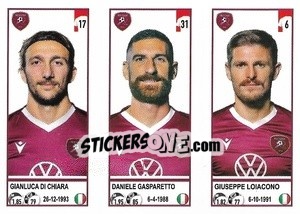 Figurina Gianluca Di Chiara / Daniele Gasparetto / Giuseppe Loiacono - Calciatori 2020-2021 - Panini