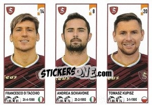 Cromo Francesco Di Tacchio / Andrea Schiavone / Tomasz Kupisz - Calciatori 2020-2021 - Panini