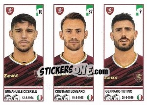 Sticker Emanuele Cicerelli / Cristiano Lombardi / Gennaro Tutino - Calciatori 2020-2021 - Panini