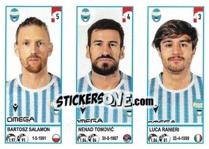 Cromo Bartosz Salamon / Nenad Tomovic / Luca Ranieri - Calciatori 2020-2021 - Panini