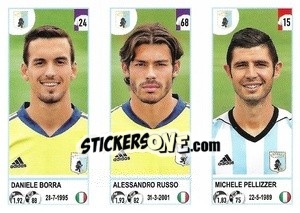 Figurina Daniele Borra / Alessandro Russo / Michele Pellizzer - Calciatori 2020-2021 - Panini