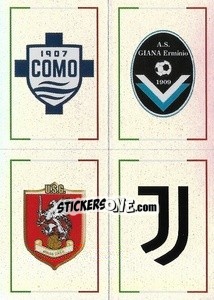 Figurina Como / Giana Erminio / Grosseto / Juventus U23 - Calciatori 2020-2021 - Panini