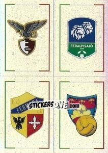 Figurina Fano / Feralpisalò / Fermana / Gubbio - Calciatori 2020-2021 - Panini