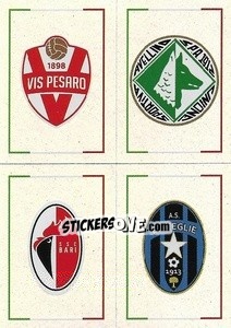 Figurina Vis Pesaro / Avellino / Bari / Bisceglie - Calciatori 2020-2021 - Panini