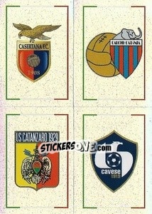 Figurina Casertana / Catania / Catanzaro / Cavese - Calciatori 2020-2021 - Panini