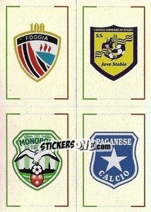 Sticker Foggia / Juve Stabia / Monopoli / Paganese - Calciatori 2020-2021 - Panini