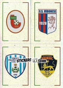 Cromo Turris / Vibonese / Virtus Francavilla / Viterbese - Calciatori 2020-2021 - Panini