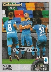 Cromo Spezia. Prima gioia - Calciatori 2020-2021 - Panini