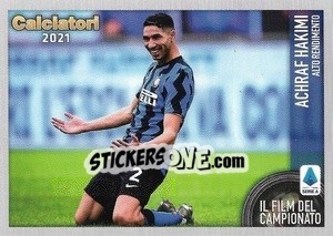 Sticker Achraf Hakimi  6 Febbraio 2021 - Calciatori 2020-2021 n. C10 - Panini