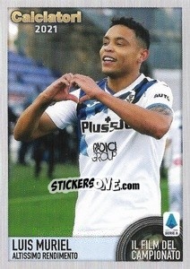 Sticker Luis Muriel  13 Marzo 2021 - Calciatori 2020-2021 n. C14 - Panini