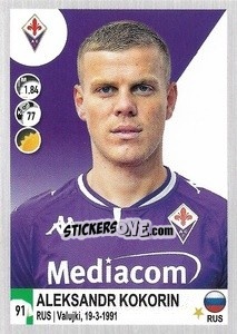 Sticker Aleksandr Kokorin - Calciatori 2020-2021 n. M17 - Panini