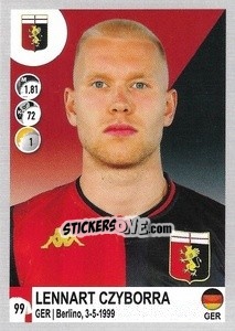 Figurina Lennart Czyborra - Calciatori 2020-2021 - Panini