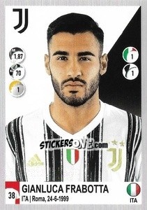 Cromo Gianluca Frabotta - Calciatori 2020-2021 - Panini