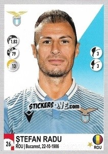 Cromo Ştefan Radu - Calciatori 2020-2021 - Panini