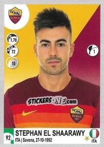 Sticker Stephan El Shaarawy - Calciatori 2020-2021 - Panini