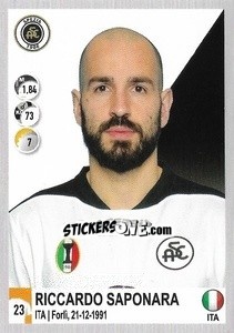 Sticker Riccardo Saponara - Calciatori 2020-2021 - Panini