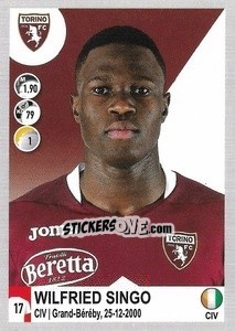 Sticker Wilfried Singo - Calciatori 2020-2021 - Panini