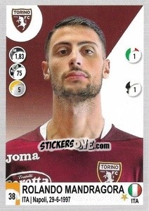 Cromo Rolando Mandragora - Calciatori 2020-2021 - Panini