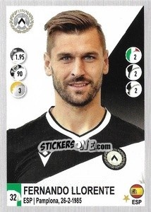 Sticker Fernando Llorente - Calciatori 2020-2021 - Panini